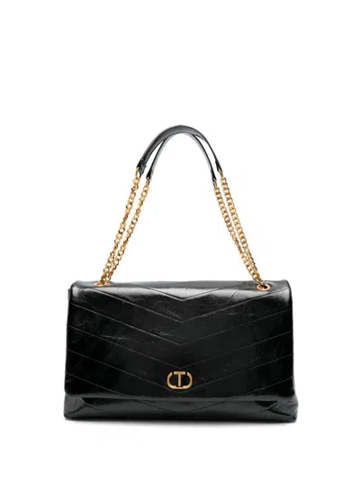 Twinset Shoulder Bag In Black  