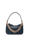 Twinset Small Liliane Shoulder Bag In Blue