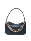 Twinset Small Liliane Shoulder Bag In Blue