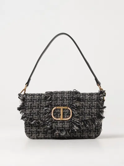 Twinset Medium Amie Crossbody Bag In Black