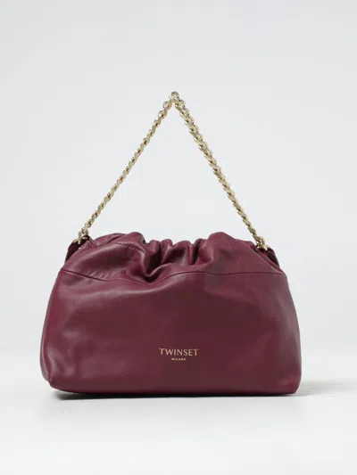 Twinset Shoulder Bag  Woman Color Burgundy