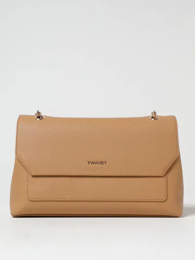 Twinset Shoulder Bag  Woman Color Camel