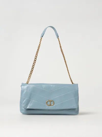 Twinset Shoulder Bag  Woman Color Gnawed Blue