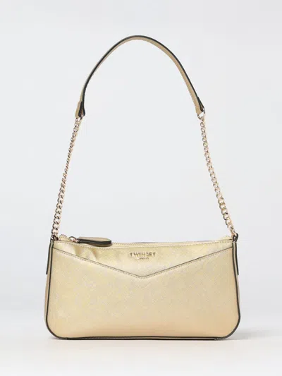 Twinset Shoulder Bag  Woman Color Gold In Neutral