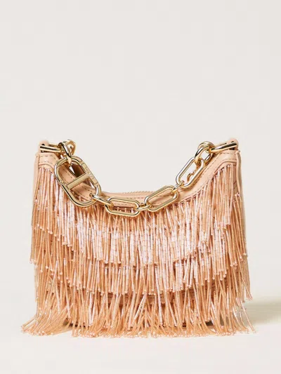 Twinset Shoulder Bag  Woman Color Nude In Brown