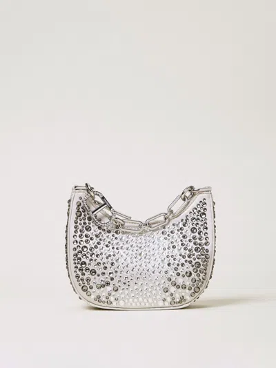 Twinset Shoulder Bag  Woman Color Silver