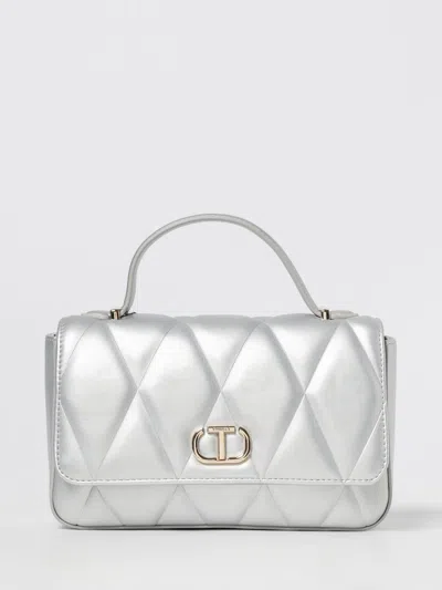 Twinset Shoulder Bag  Woman Color Silver