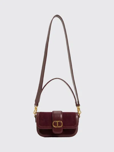 Twinset Shoulder Bag  Woman Color Violet In Burgundy