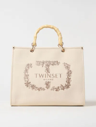 Twinset Shoulder Bag  Woman In 奶油黄