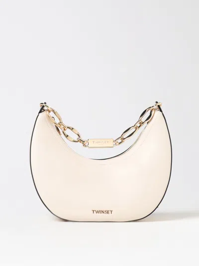 Twinset Shoulder Bag  Woman Color Yellow Cream In Crema