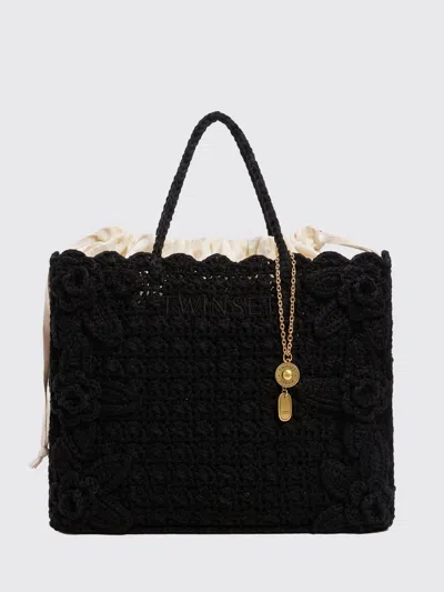Twinset Shoulder Bag Woman In Black