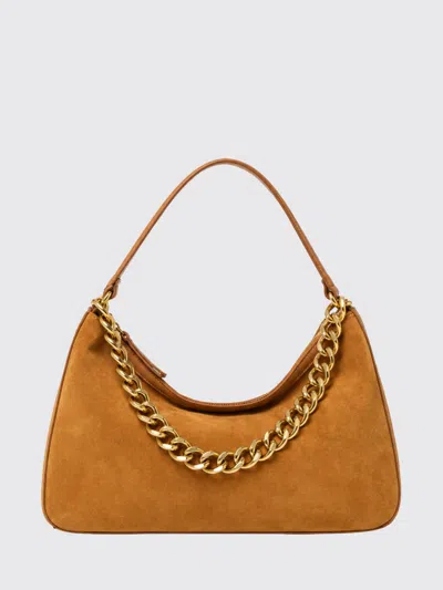 Twinset Liliane Medium Suede Bag In Pink