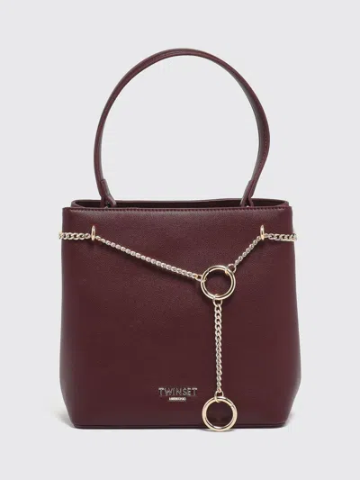 Twinset Shoulder Bag Woman Color Burgundy