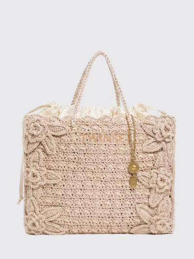 Twinset Shoulder Bag Woman In Neutral