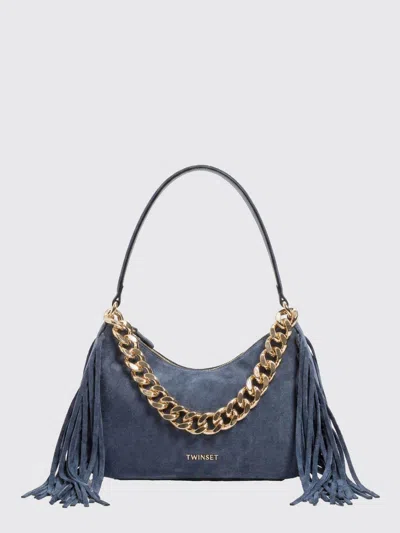 Twinset Shoulder Bag  Woman Color Navy In Blue