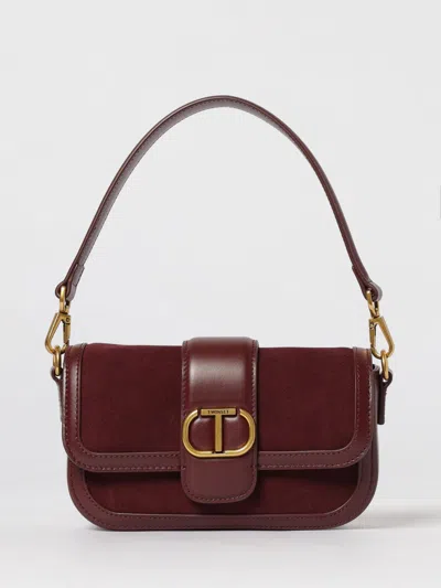 Twinset Shoulder Bag Woman  In Burgundy