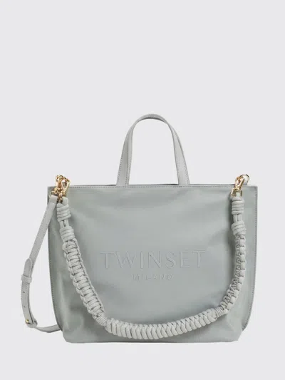 Twinset Tote Bag  Woman Color Water In Gray