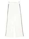 Twinset Side-stripe Pants In White