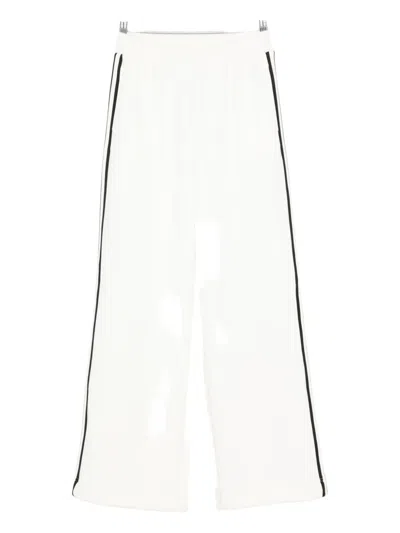 Twinset Side-stripe Pants In White