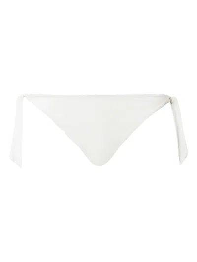 Twinset Side-tie Bikini Bottom In White