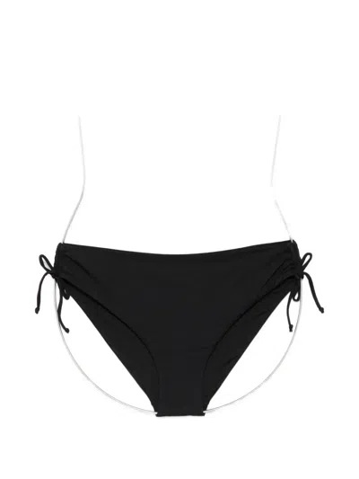 Twinset Side-tie Bikini Bottoms In Black
