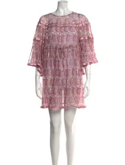 Pre-owned Twinset Silk Dress In Pink