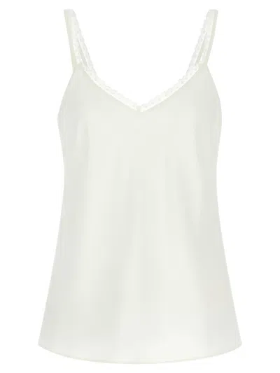 Twinset Silk Top In White