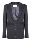 Twinset Single-breasted Blazer In Black