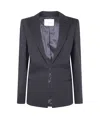 Twinset Single-breasted Blazer In Black