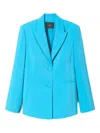 Twinset Single-breasted Blazer In Blue
