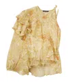 Twinset Single-shoulder Printed Blouse