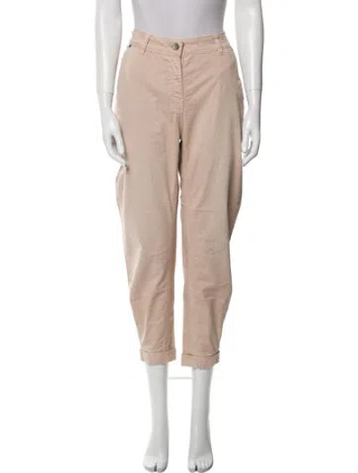 Pre-owned Twinset Skinny Leg Pants In Pink