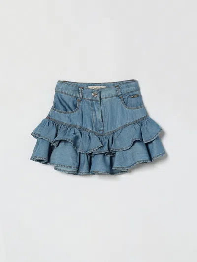 Twinset Skirt Kids In Blue