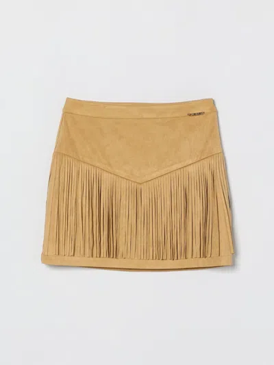 Twinset Kids' スカート  ボーイ カラー ベージュ In Brown