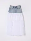 Twinset Skirt  Kids Color Denim In Denim