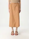 Twinset Skirt  Woman Color Beige In Beige