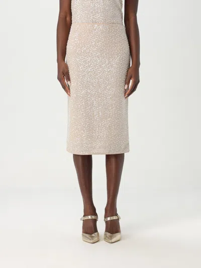 Twinset Skirt  Woman Color Beige