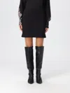 Twinset Skirt  Woman Color Black In Animal Print