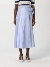 TWINSET SKIRT TWINSET WOMAN COLOR BLUE,F28179009