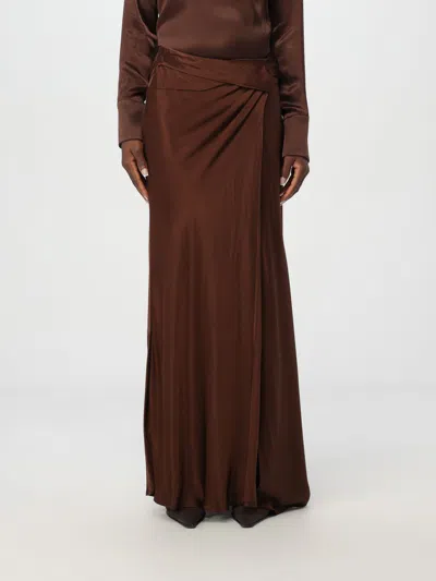 TWINSET SKIRT TWINSET WOMAN COLOR BROWN,G08112032