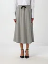 Twinset Skirt  Woman Color Grey In Grau