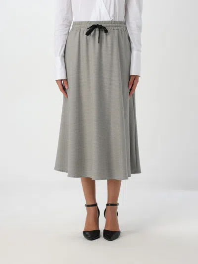 Twinset Skirt  Woman Color Grey In Grau