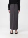Twinset Skirt  Woman Color Grey In Gray