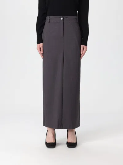 Twinset Skirt  Woman Color Grey In Gray