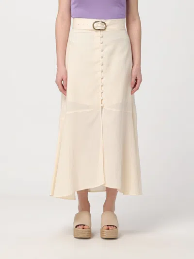 Twinset Skirt  Woman Color Ivory