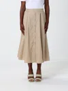 Twinset Skirt  Woman Color Rope In Neutral