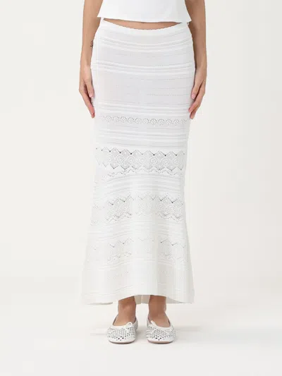 Twinset Skirt  Woman Color White