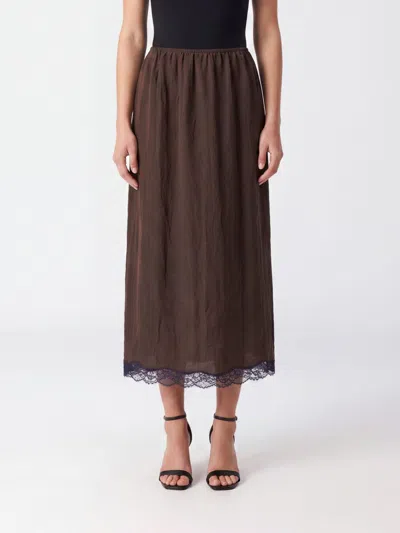 Twinset Skirt Woman Color Brown
