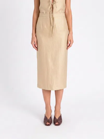 Twinset Skirt Woman In Brown