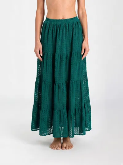 Twinset Skirt Woman Color Emerald In Green